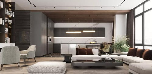 85㎡北歐極簡(jiǎn)二居裝修案例 效果圖