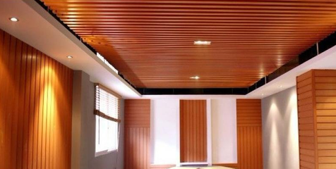 濟南市德普龍 50×110 熱轉印木紋鋁方通